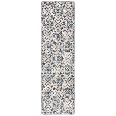 Abstract Hand Tufted Wool, Cotton Geometric Rug