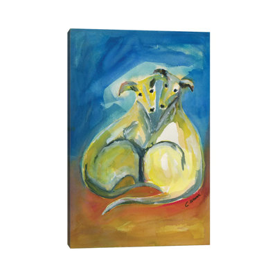 Moonglow Hounds 1 Piece Painting on Canvas