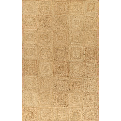 Tapis en jute tissé à la main Momeni 2 pi x 3 pi