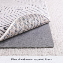 Style Haven Deluxe Grip Multi-Surface Area Rug Pad - Grey - 5'8 x 8'8