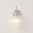 1- Light Clear Ribbed Glass Wall Sconce-514731571