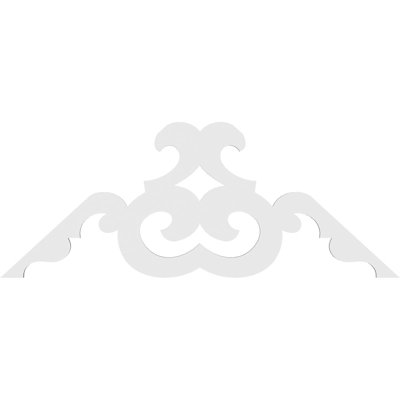 Benson Signature Urethane Gable Pediment, Primed Tan
