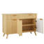 Armoire de rangement 3 portes 2 tiroirs avec tablettes réglables Buffets & Buffets-1752823885