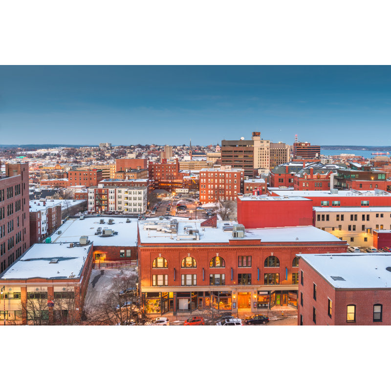 Portland sur une photographie sur toile, H 8 po x l 12 po