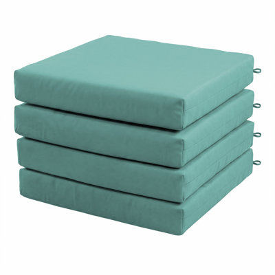 4-Piece Outdoor Sunbrella Chair Pad Set