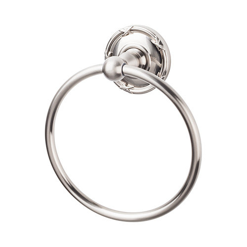 Edwardian Bath  Towel Ring, Brushed Satin Nickel