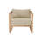 Venice 8 Pc Teak Outdoor Sofa Conversation Seating Group with Sunbrella Cushions-1975659326