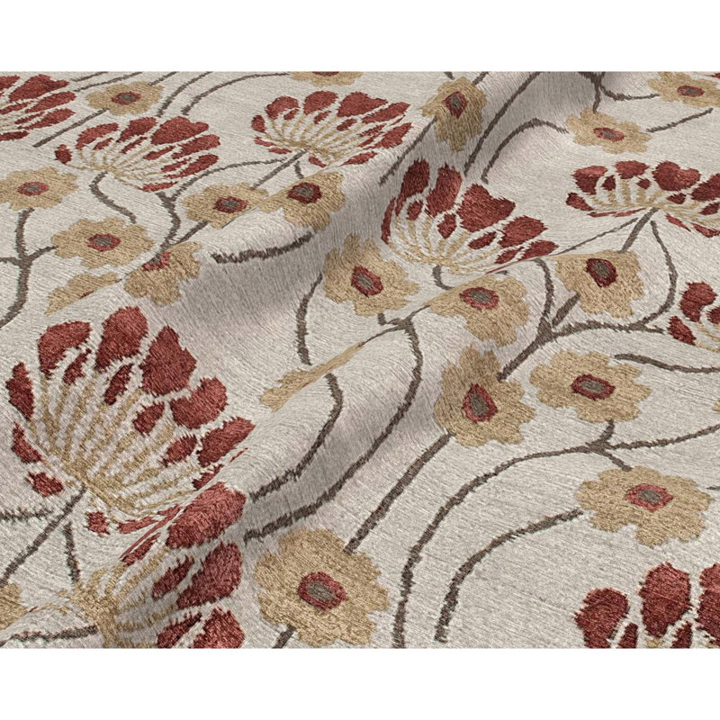 Floral Area Rug, Rectangle 8' x 10'