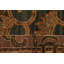 Tapis oriental brun et doré 8 x 10