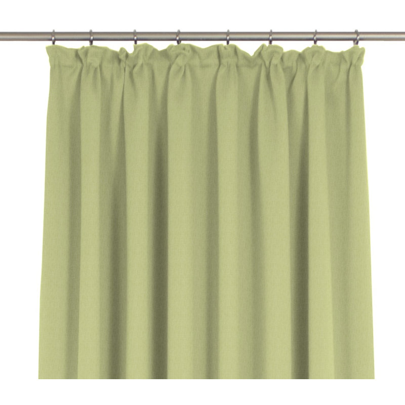 Sunday Semi Sheer Curtain, 142cm Width x 295cm Drop, Green