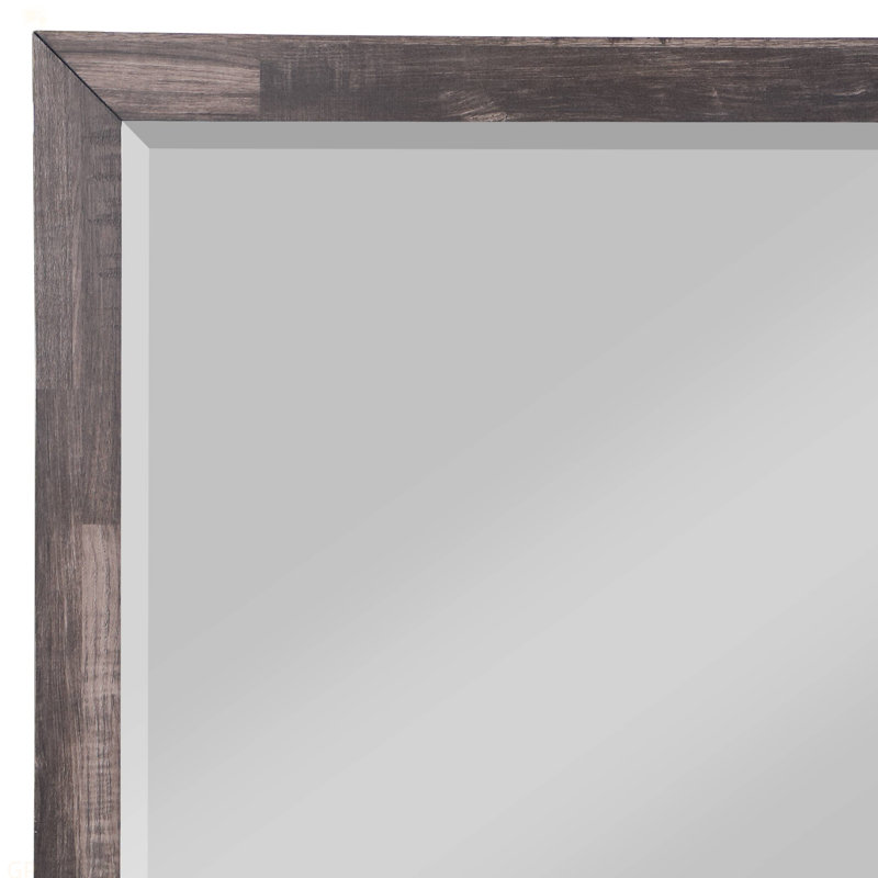 Miroir Juniper, 36,03 po x 48,03 po, Marron foncé