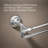 Artifacts Double 24" Wall Mounted Towel Bar-19194412