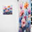 Cornflowers Representation Multicolored Acrylic II - Cornflowers Velvet Curtain - 1 Panel-107566109