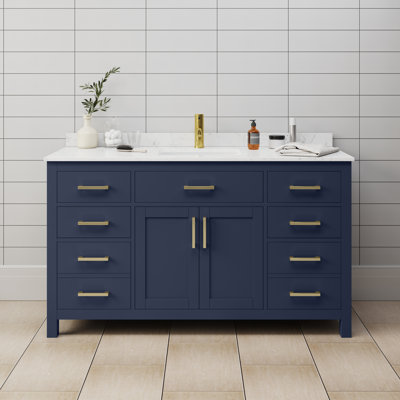 Beckett 60" Single Bathroom Vanity Set