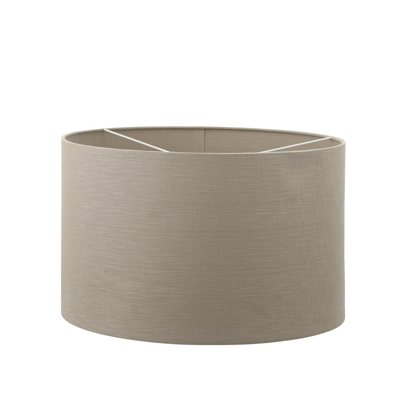 23 cm H Drum Lamp Shade ( Screw On ), Taupe