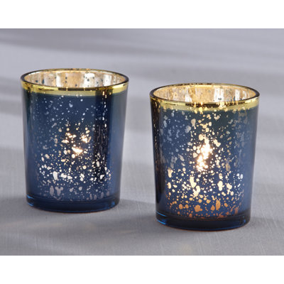 2.63'' H Mercury Glass Tabletop Votive Holder