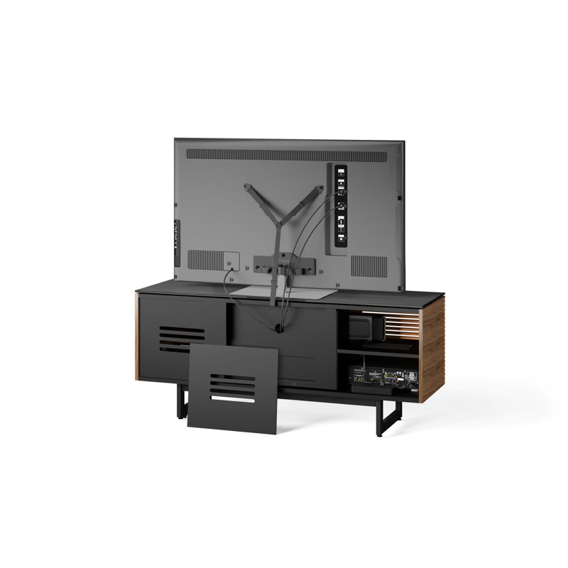 Corridor Media Console, Natural Walnut