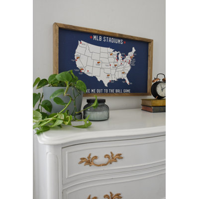 Mlb Blue Background Pinboard