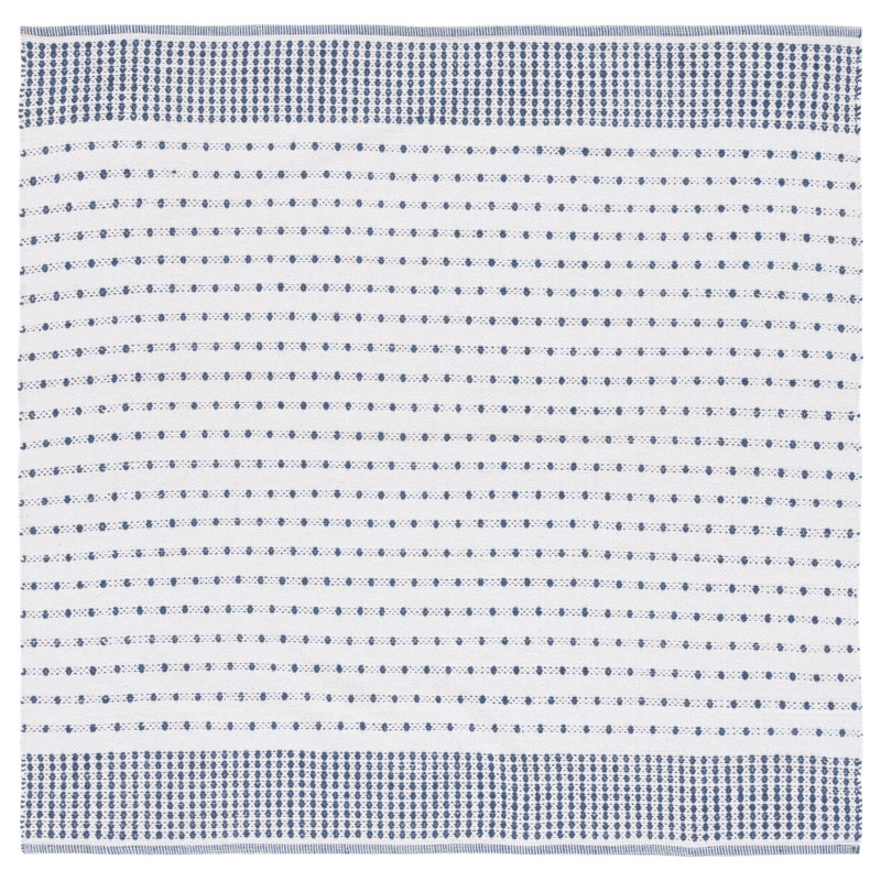 Tapis en coton à tissage plat Aitken, Carré 6 pi