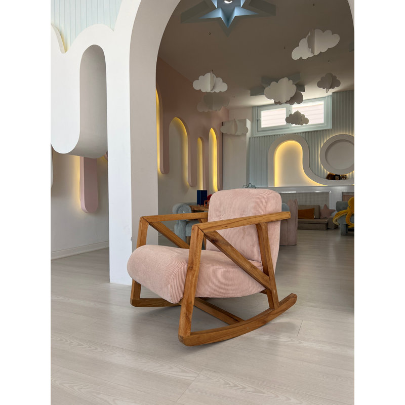 Bina Upholstered Swivel Wingback Chair