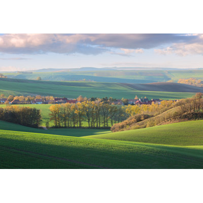 Landscape with waves 1 Piece Wrapped Canvas Wall Art