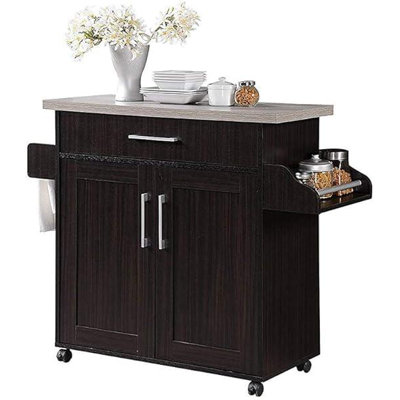 Albizu Wood Kitchen Island