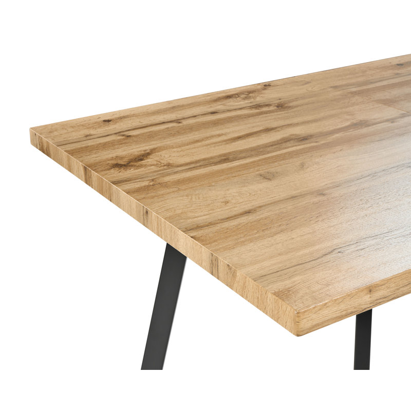 Extendable Metal Base Dining Table