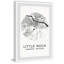 Little Rock GPS - Reproduction d'art textuel sur papier encadré-1215950720