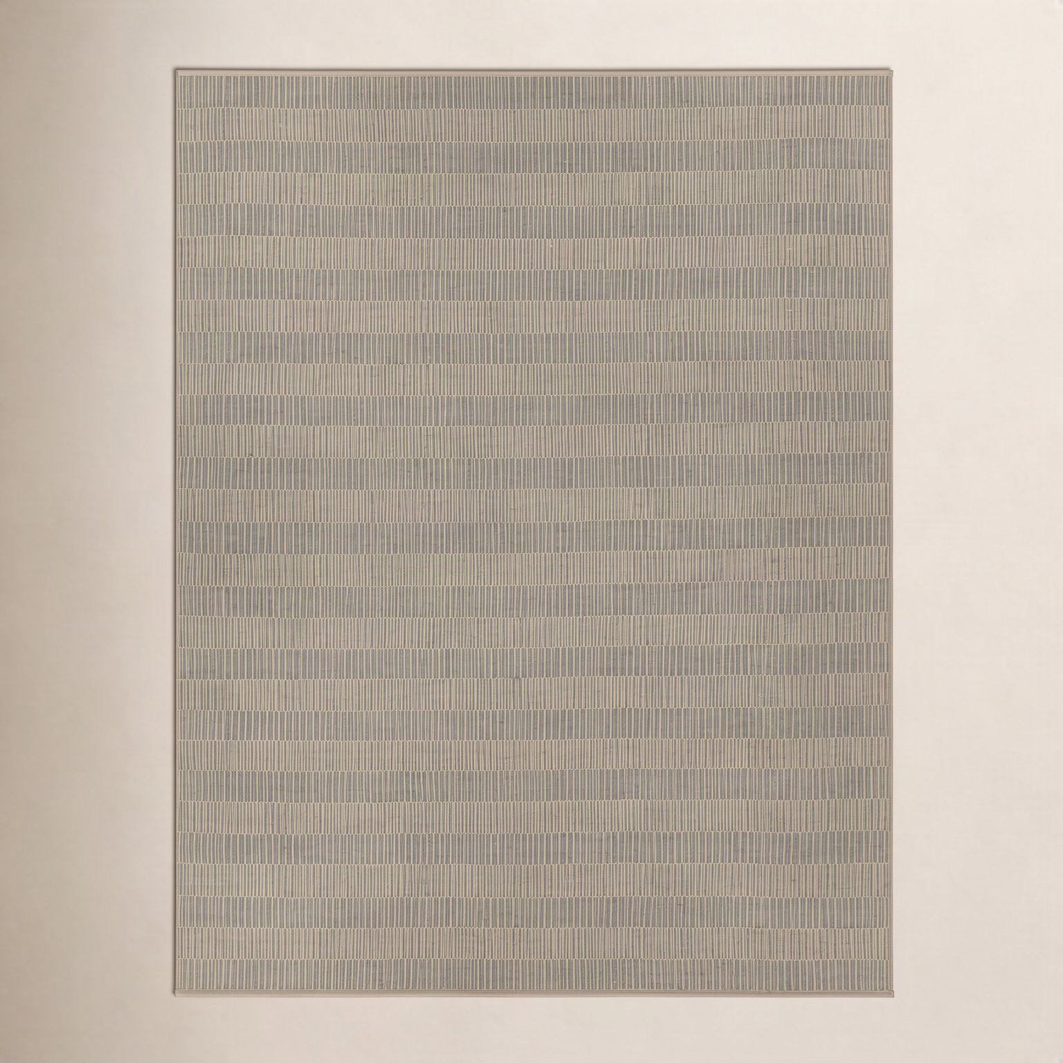 Chandlee Hand-Woven Striped Outdoor Rug, Rectangle 6' x 9'