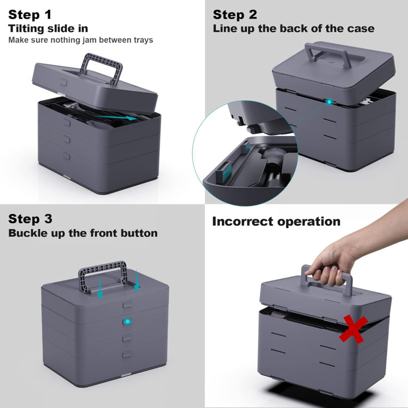 Multifunctional Home Storage Tool Kit Box