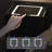 Kendrianna Nightstand with Safe Box and LED Lights and Wireless Charge-695430170