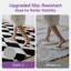 Machine-Washable Checkered Shag Area Rug-1373079847-1373079848