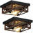 2 Pack 2-Light Square Flush Mount Ceiling Light