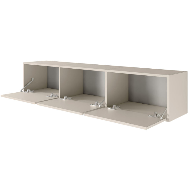 Takiea Unfinished TV Stand for TVs up to 65", Cream