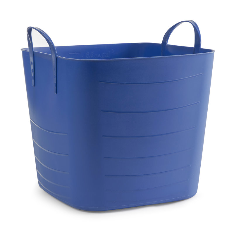 Hokku Designs - Sac de rangement en plastique durable de 6,6 gallons, 25 litres, bleu (paquet de 18)