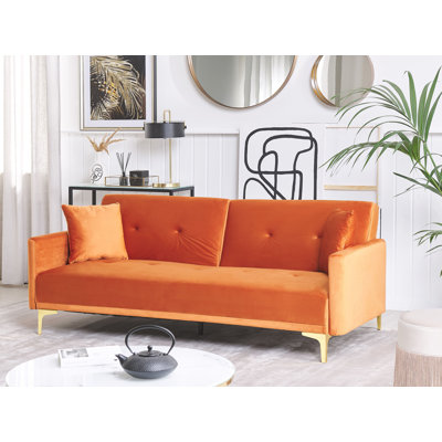 Ethel 3 Seater Velvet Sleeper