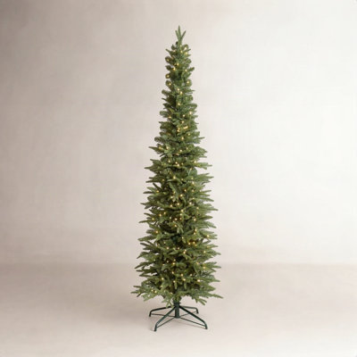 Slim Pre-Lit Fir Christmas Tree