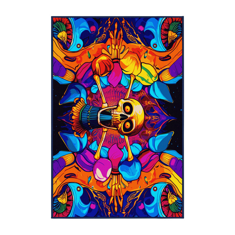 Psyche Flicker Rug, Rectangle 6' x 9'