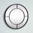 Elin Metal Flat Mirror