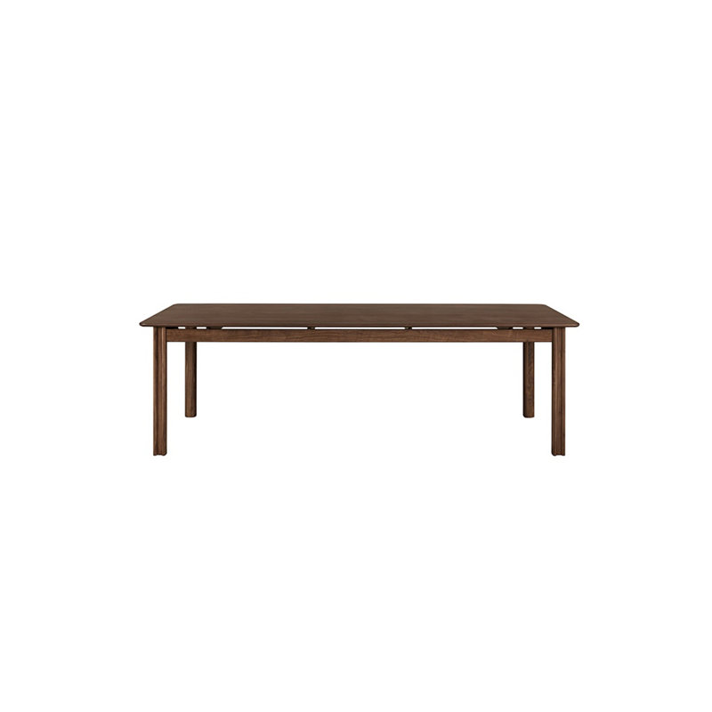 Light and elegant solid wood dining table, 29.52"H x 62.99"L x 31.49"W