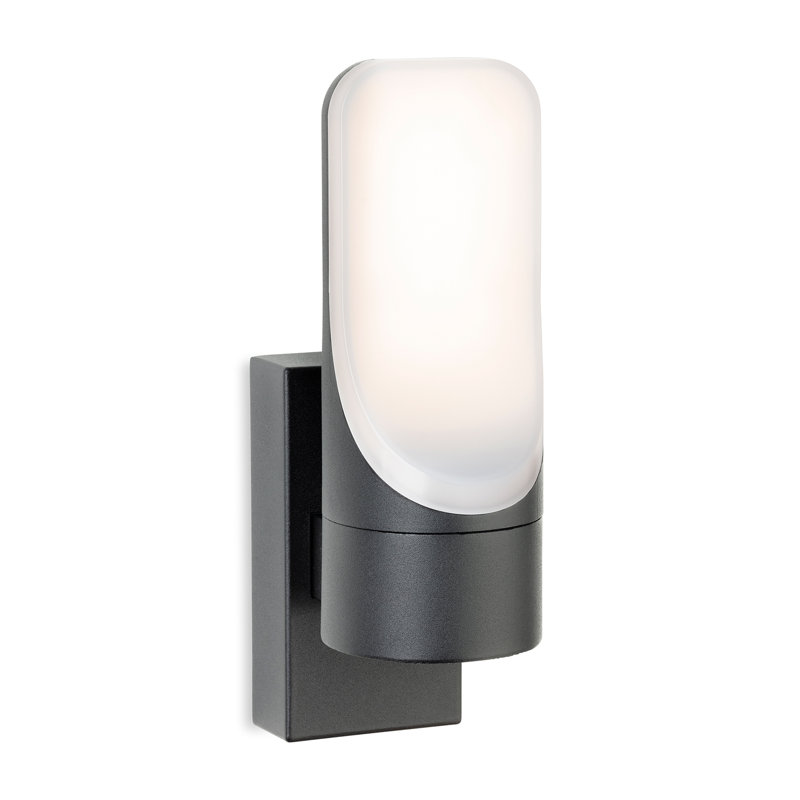 20.5cm H Integrated LED Outdoor Armed Sconce