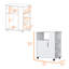 Armoire pour micro-ondes Clayton-318113191