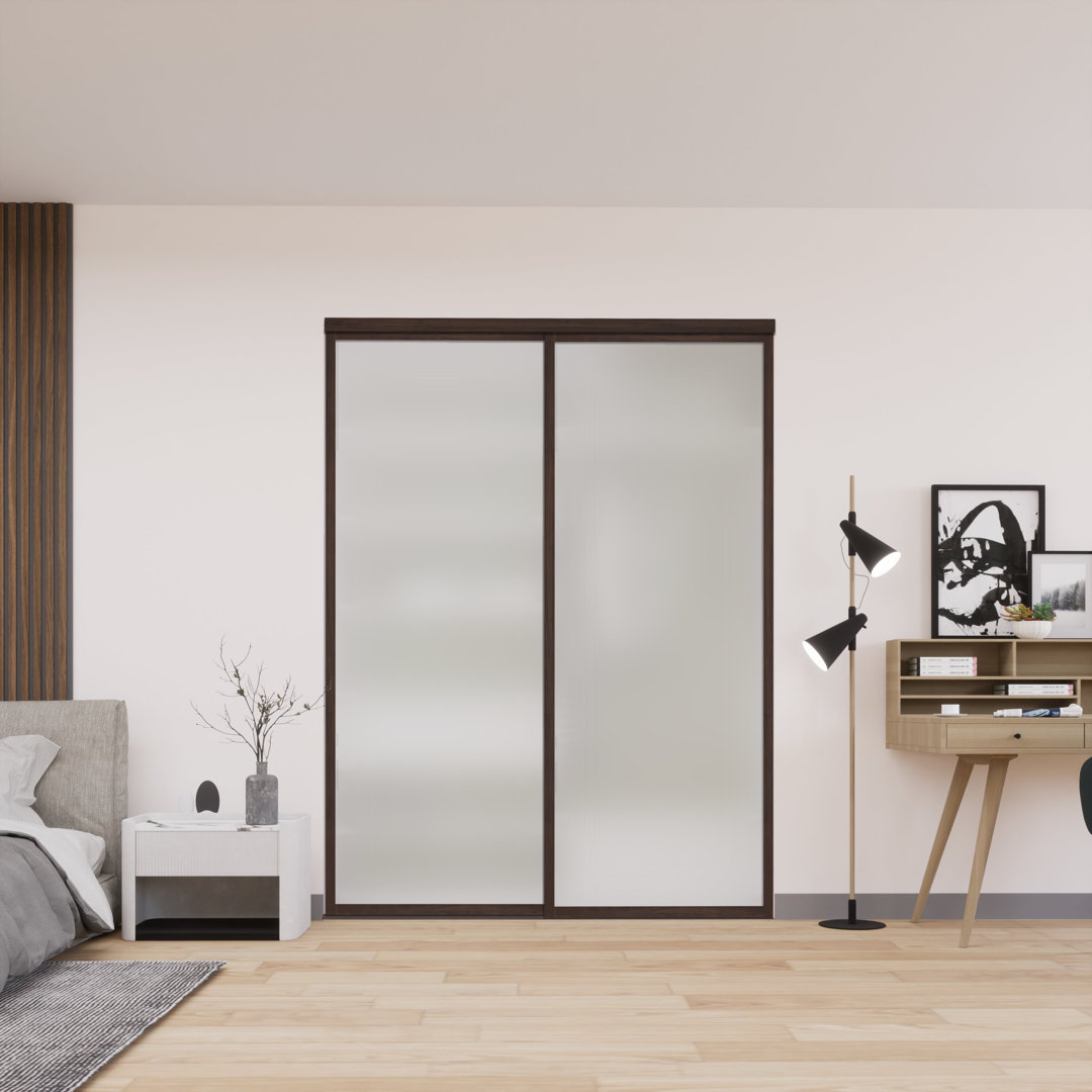 2 Panel Frosted Glass Room Dividers, Sliding Closet Doors The Sliding Door Company 