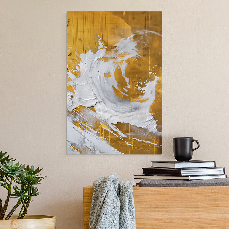 Série ABSTRACT CDxxix - impression sur toile seulement - non encadrée, H 27 po x l 18 po