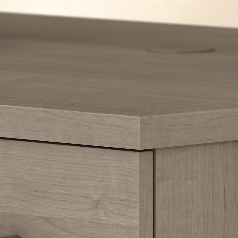 Magomed 3 Piece Computer Desk Office Set, Ash Gray