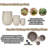 American Modern 3-Size Outdoor Planter Set With Weather-Resistant MGO Construction-33918814
