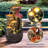 25" Tall Outdoor Water Fountain,5 Tier Garden Waterfalls Fountain with 5 LED Lights