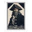 Tapis gris moelleux doux et moelleux à motif géométrique moderne capitaine capitaine-663480282