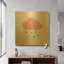 «Sleepy Cloud II» par Ann Kelle, art mural en métal doré, 24 po x 24 po-133651456
