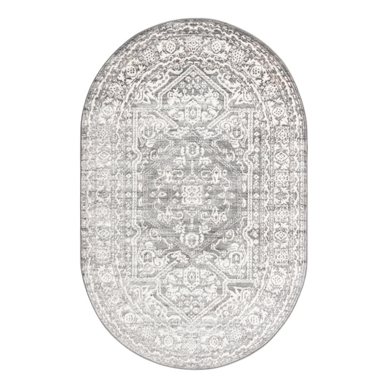 Iconia Oriental Indoor Rug, Oval 5'3" x 8'